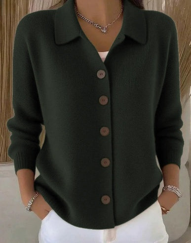 Jetske | Cardigan con colletto e bottoni sul davanti