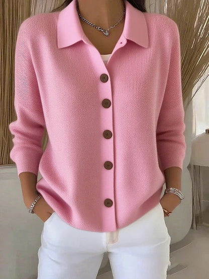 Jetske | Cardigan con colletto e bottoni sul davanti