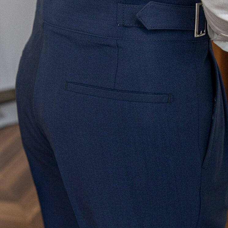 Pantaloni fluidi a vita alta eleganti