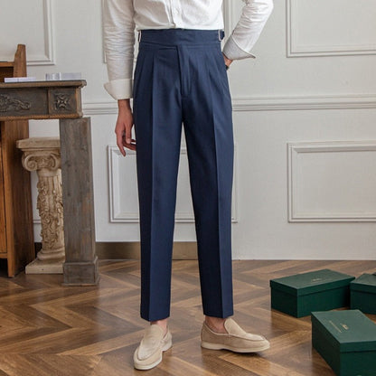 Pantaloni fluidi a vita alta eleganti