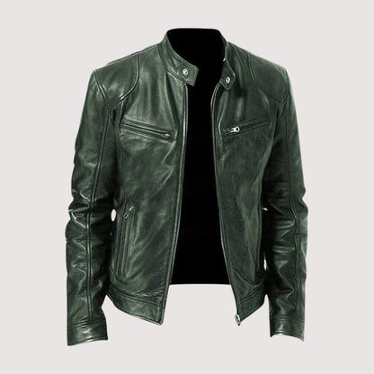 GIACCA IN PELLE DA UOMO ELEGANTE DI ALTA GAMMA
