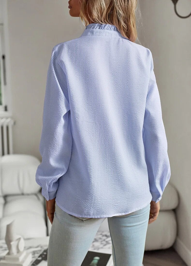 Agnete - Chic blusa a righe