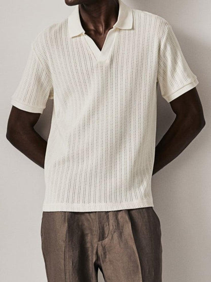 Polo in maglia elegante per un look chic