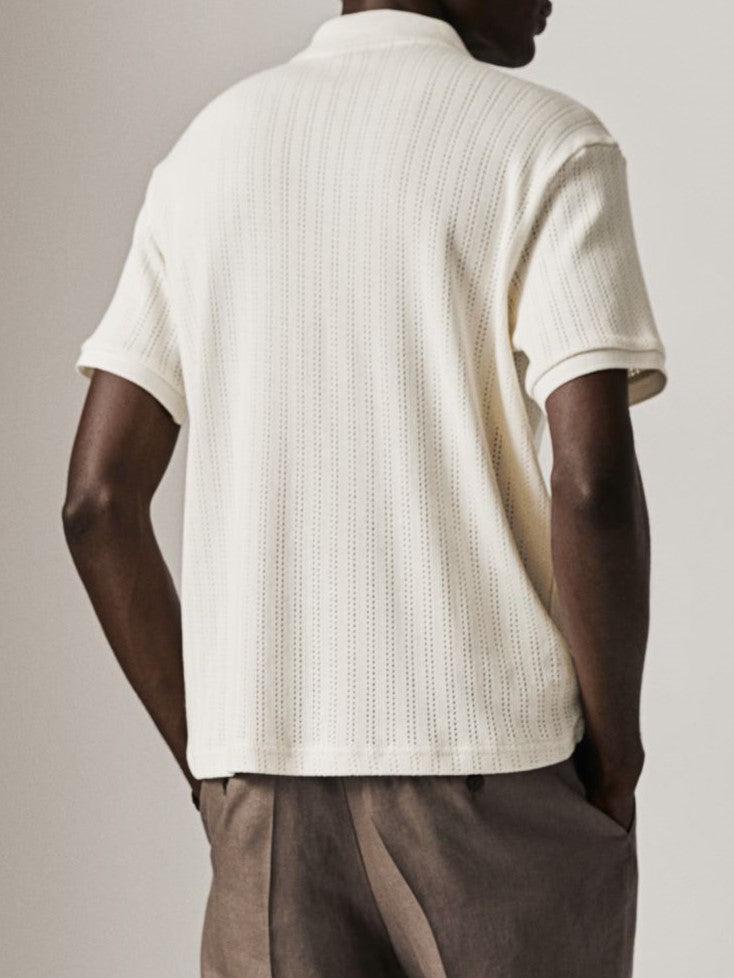 Polo in maglia elegante per un look chic