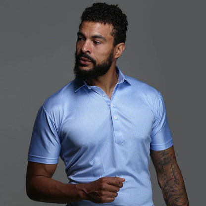 Jack | Polo a maniche corte Slim Fit in tessuto tecnico elegante