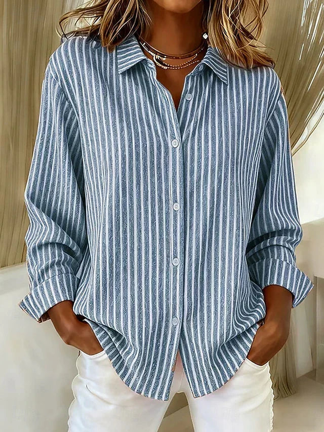 Gerda | Camicia a righe con bottoni