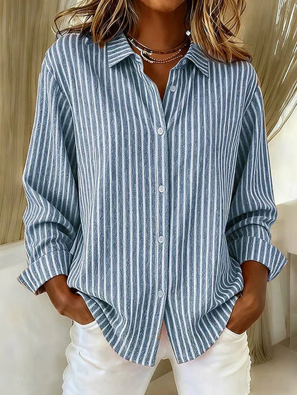 Gerda | Camicia a righe con bottoni