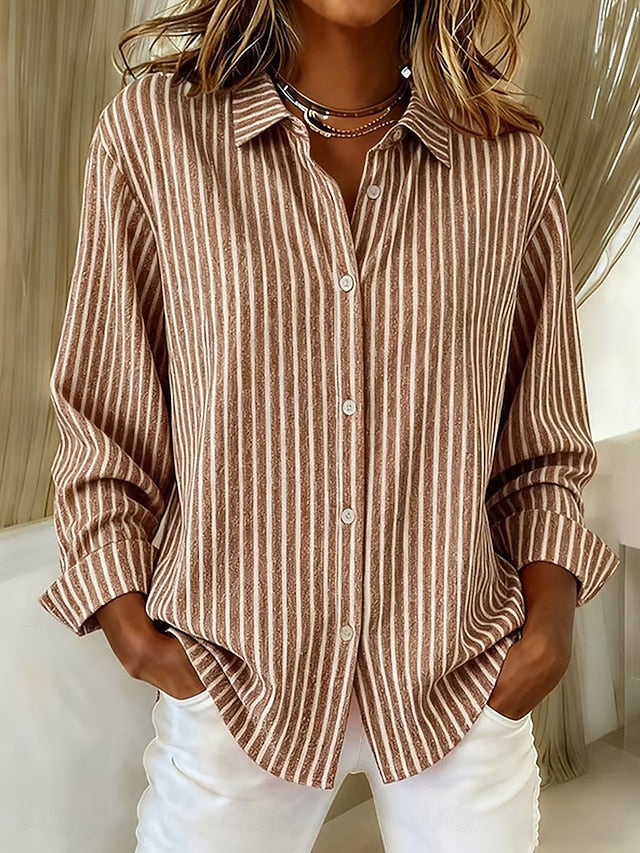 Gerda | Camicia a righe con bottoni