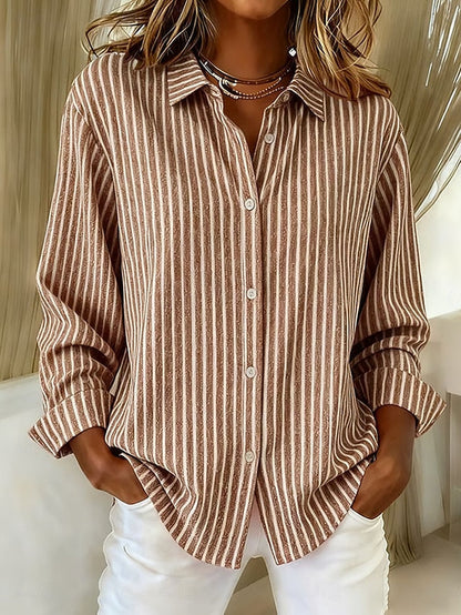 Gerda | Camicia a righe con bottoni