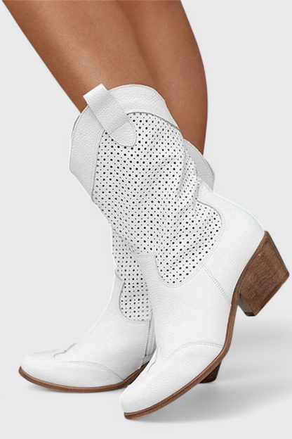 Anna - stivali da cowboy moderni con chiusura laterale elasticizzata