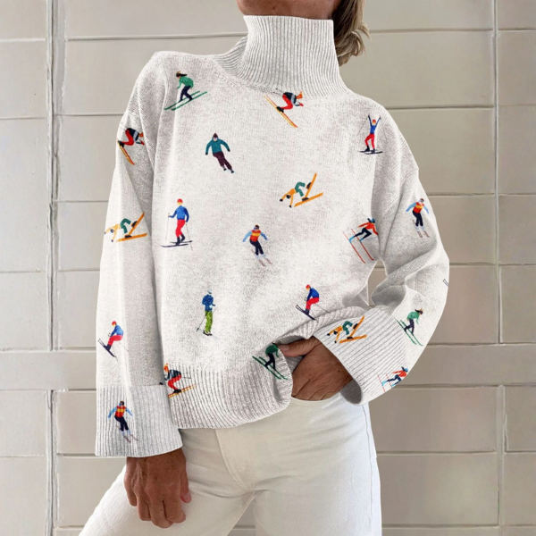 Ava | Maglione a Collo Alto Chic