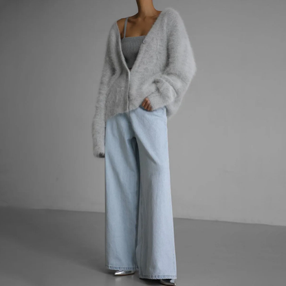 Luna - Cardigan in Cashmere Elegante