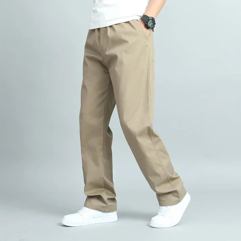 PANTALONI UOMO AMPI IN COTONE