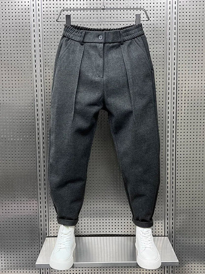 PANTALONI TAPERED TEXTURIZZATI