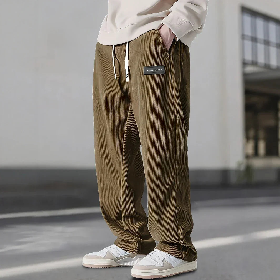 PANTALONI IN VELLUTO A COSTE