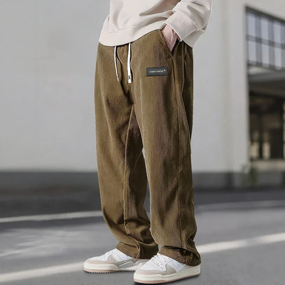 PANTALONI IN VELLUTO A COSTE