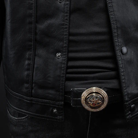 GIACCA IN PELLE MODERNA RIDER