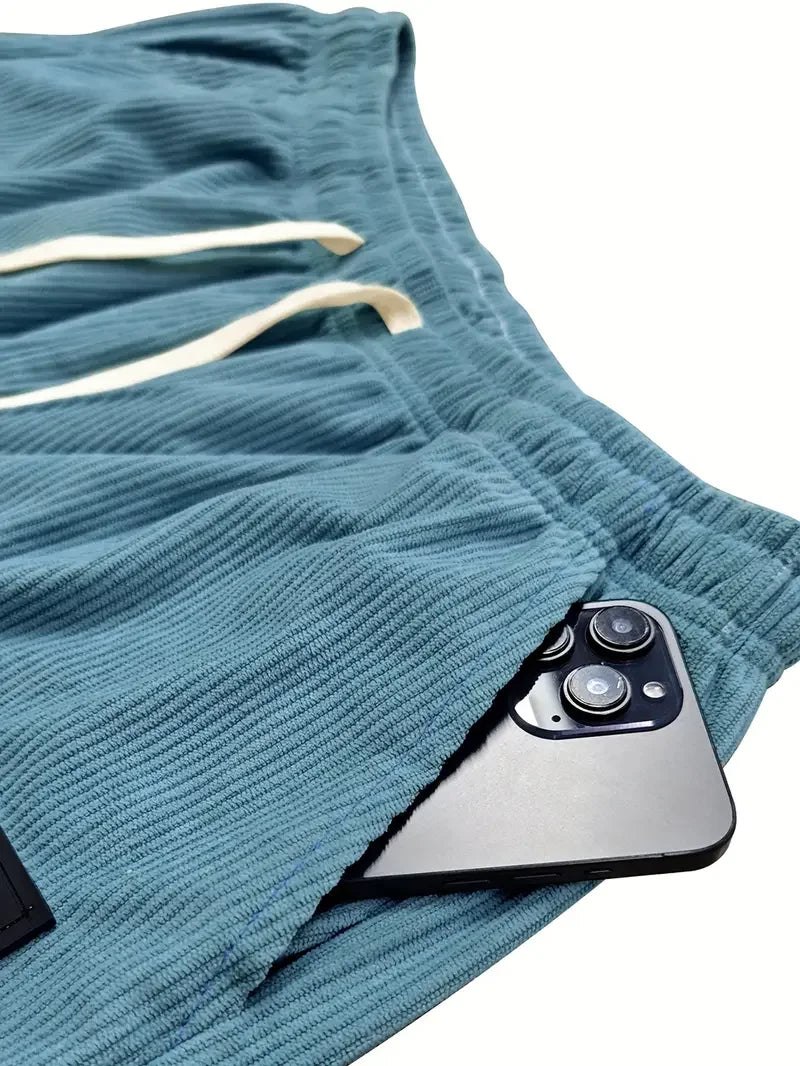 PANTALONE ELEGANTE IN VELLUTO A COSTE