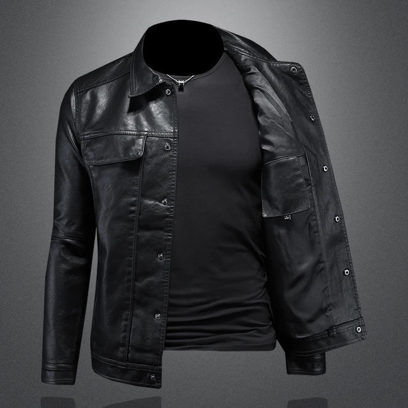 GIACCA IN PELLE MODERNA RIDER