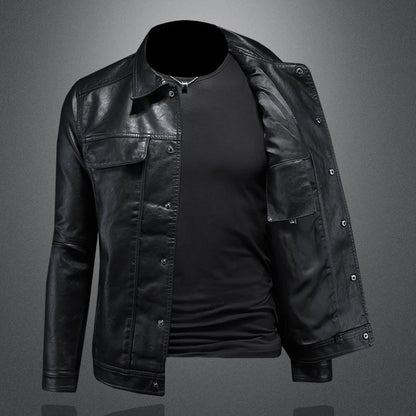 GIACCA IN PELLE MODERNA RIDER