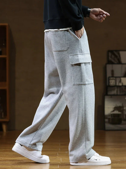 PANTALONI CARGO IN PILE