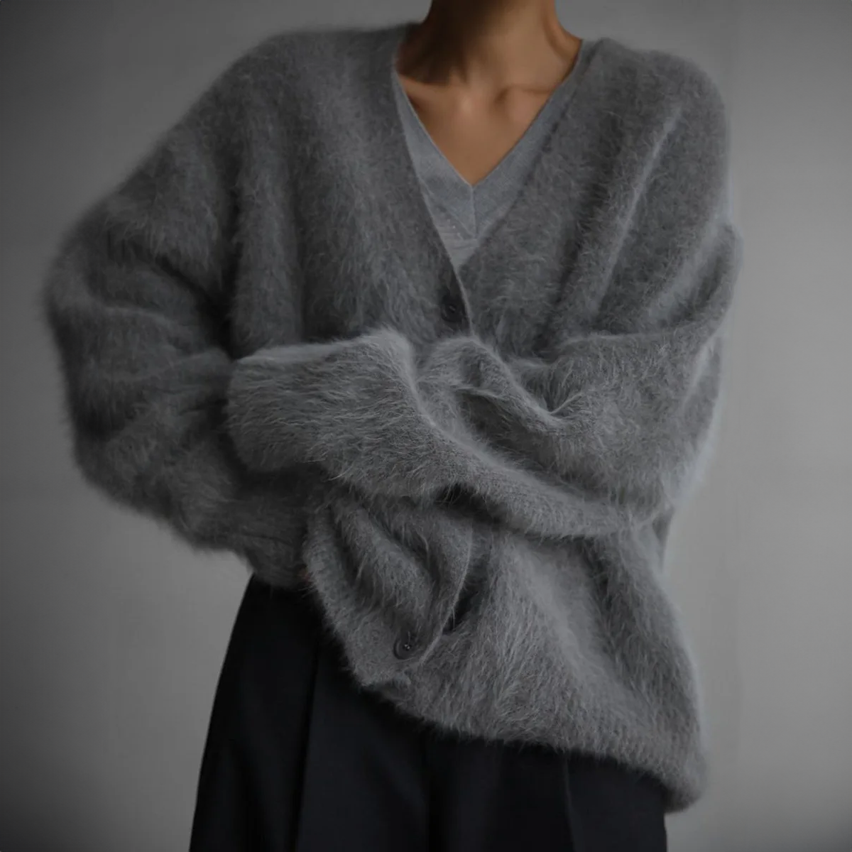 Luna - Cardigan in Cashmere Elegante