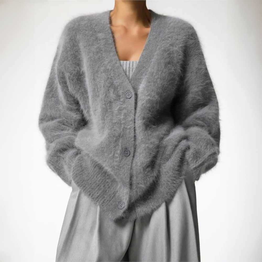 Luna - Cardigan in Cashmere Elegante