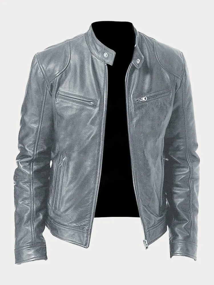 GIACCA IN PELLE CASUAL