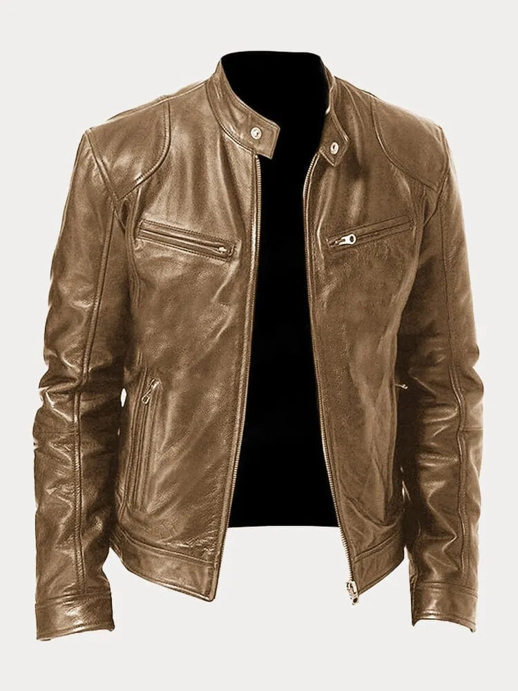 GIACCA IN PELLE CASUAL
