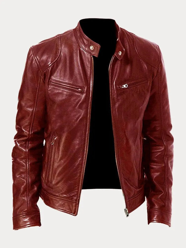 GIACCA IN PELLE CASUAL
