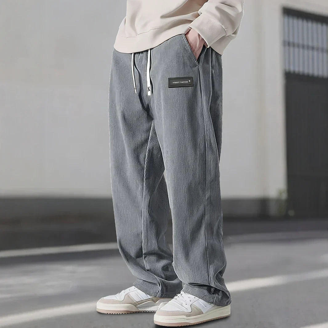 PANTALONI IN VELLUTO A COSTE