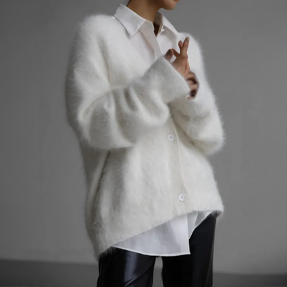 Luna - Cardigan in Cashmere Elegante
