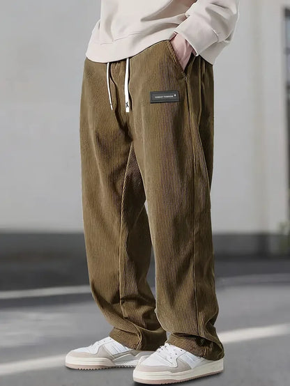 PANTALONI IN VELLUTO A COSTE