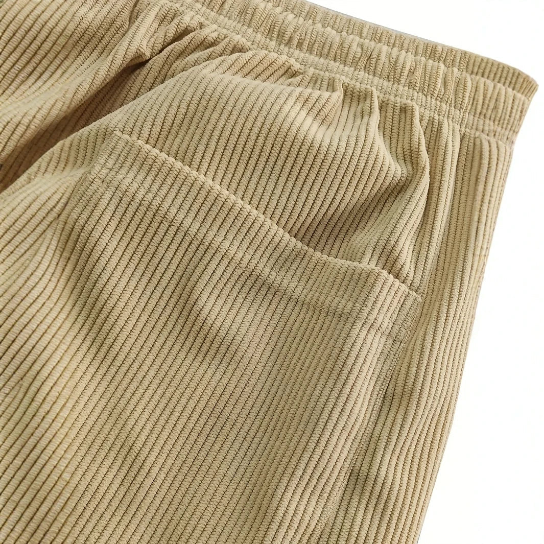 PANTALONI IN VELLUTO A COSTE