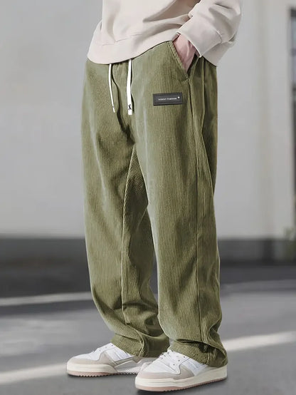 PANTALONI IN VELLUTO A COSTE