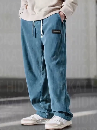 PANTALONI IN VELLUTO A COSTE