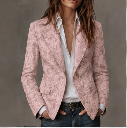 Estelle | Blazer Jacquard Cashmere Aderente