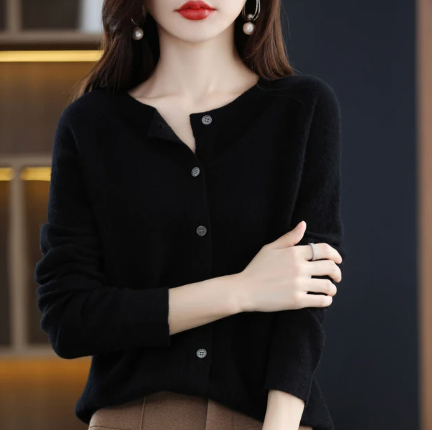 Margherita - Elegante cardigan in lana