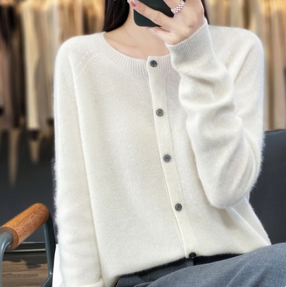 Margherita - Elegante cardigan in lana