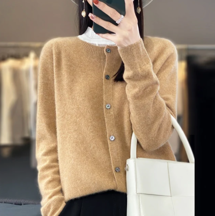 Margherita - Elegante cardigan in lana