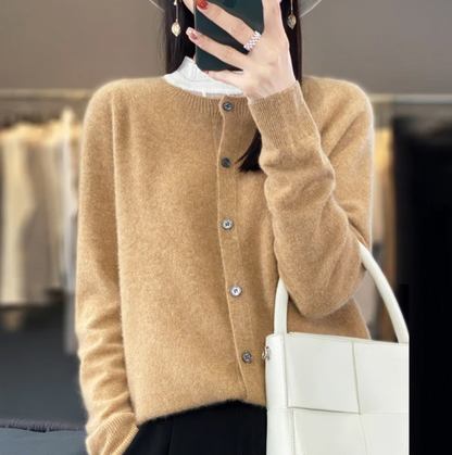Margherita - Elegante cardigan in lana