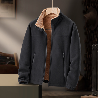 Grayson | Giacca con Zip e Colletto Soffice