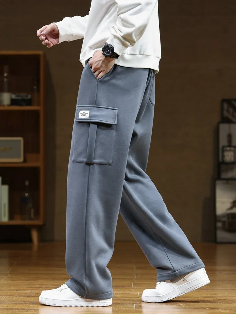 PANTALONI CARGO IN PILE