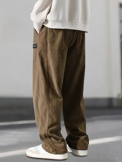 PANTALONI IN VELLUTO A COSTE