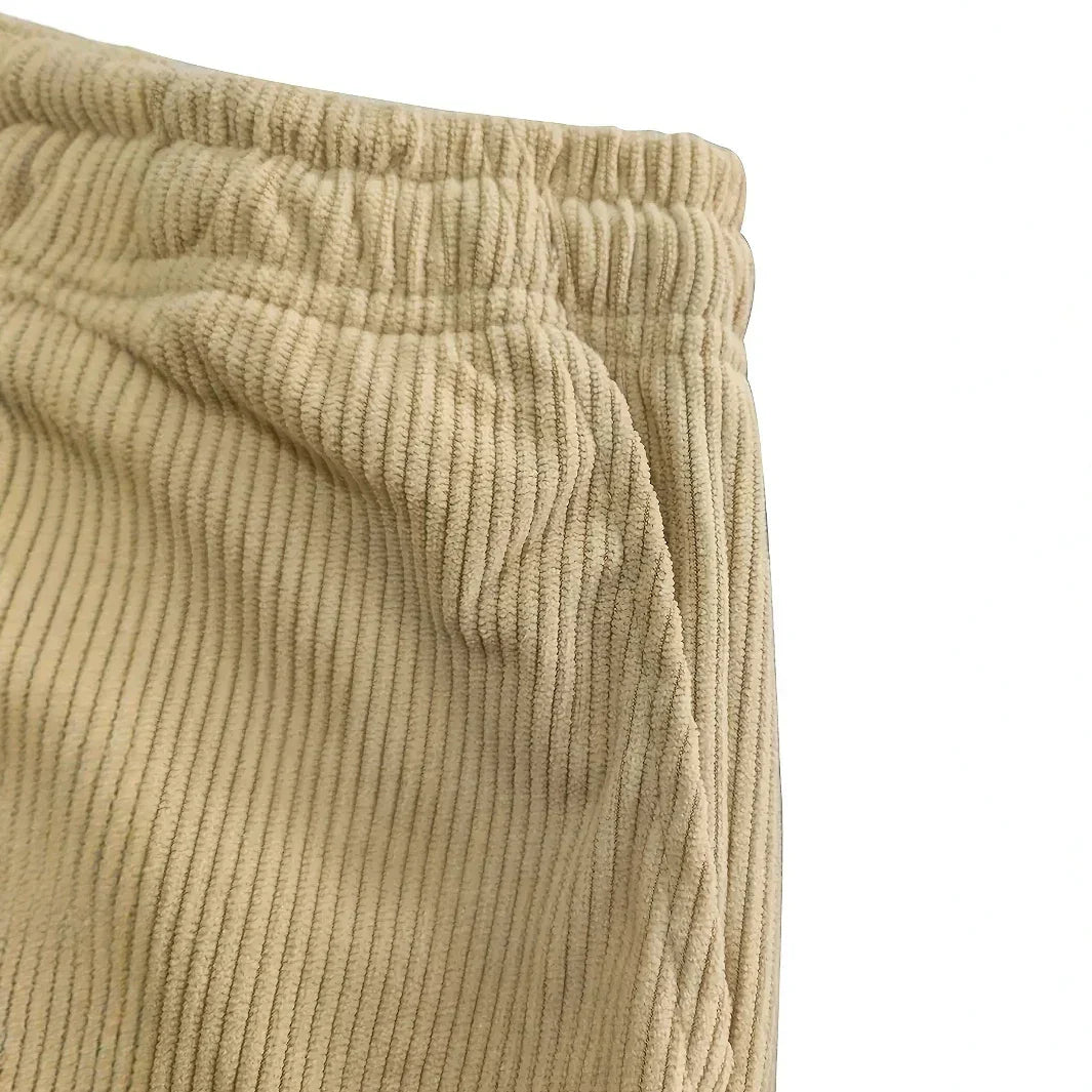 PANTALONI IN VELLUTO A COSTE