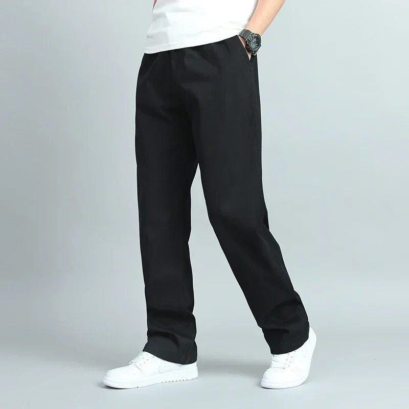 PANTALONI UOMO AMPI IN COTONE