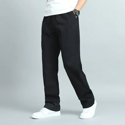 PANTALONI UOMO AMPI IN COTONE