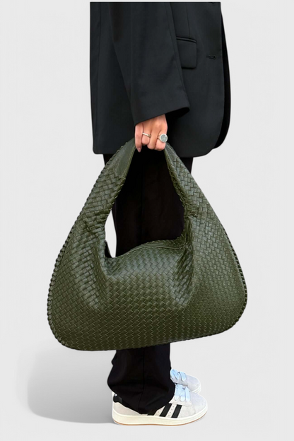 Borsa a tracolla intrecciata Tilly