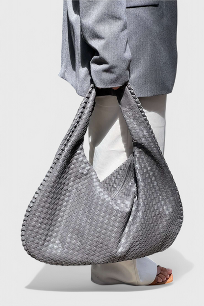 Borsa a tracolla intrecciata Tilly