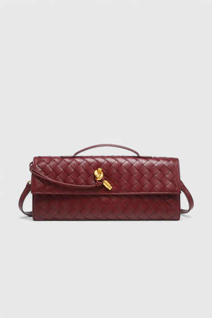 Pochette Melanie con fiocchi dorati